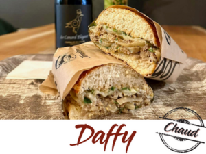 image Daffy, sandwich chaud