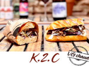 image K.2.C, sandwich végétarien chaud
